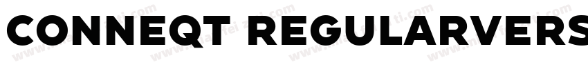 Conneqt RegularVersi字体转换